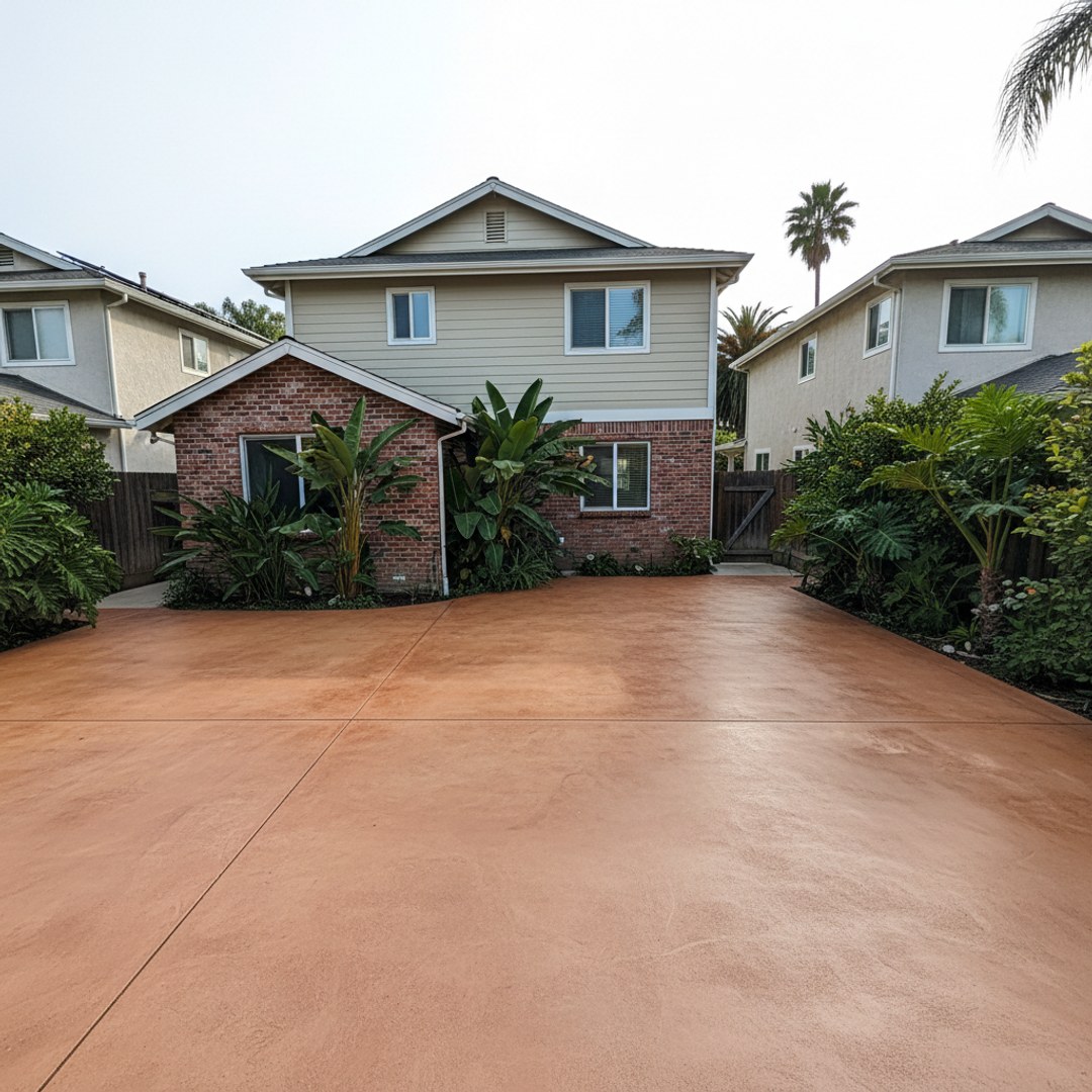 Concrete Resurfacing completed by Mighty Concrete Co in Benton, LA