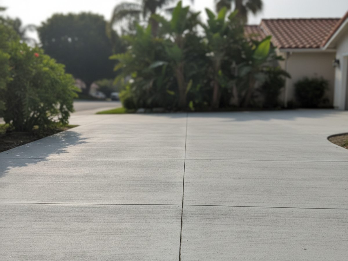 Concrete Driveways completed by Mighty Concrete Co in Stonewall, LA