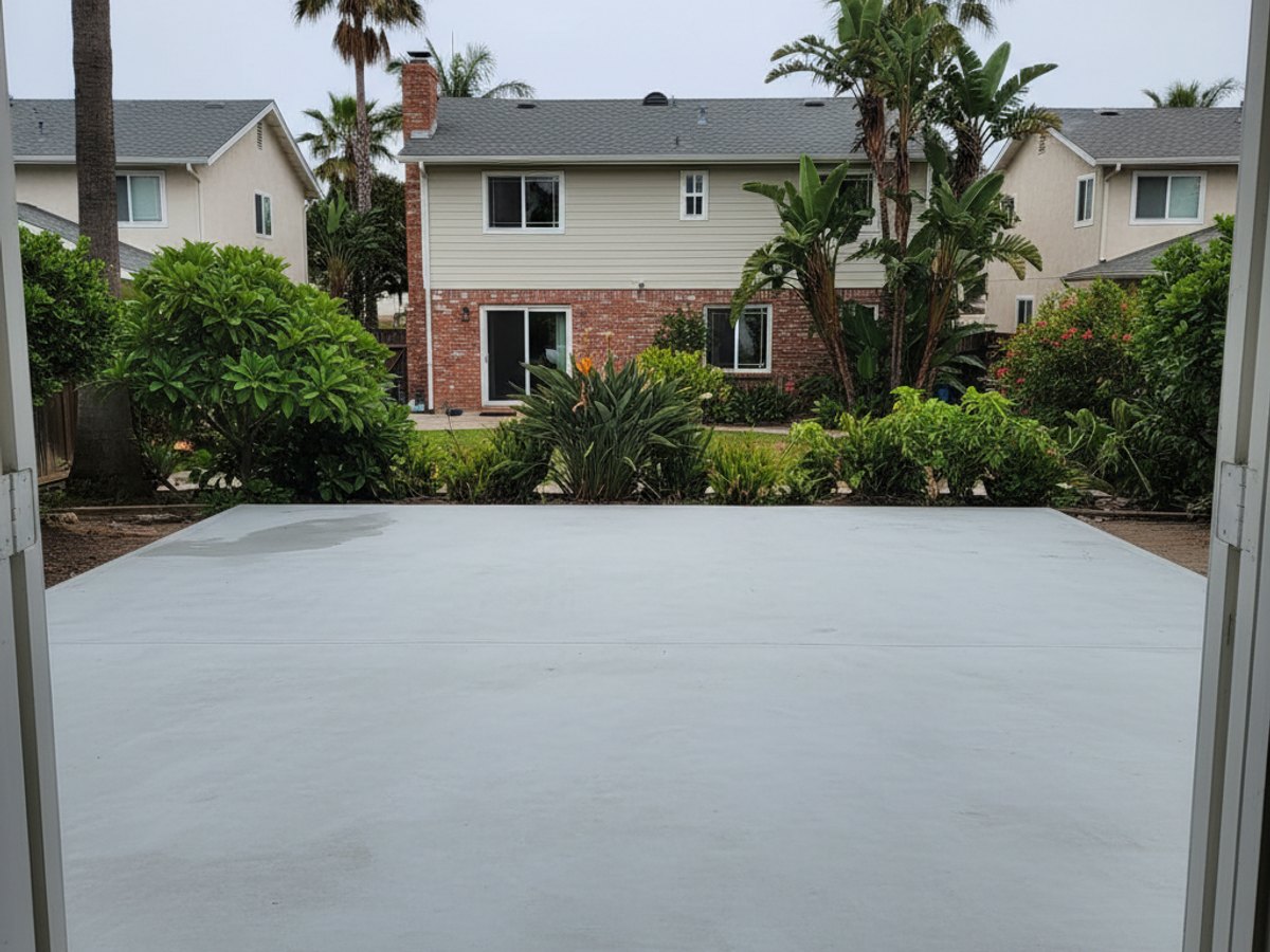 Stamped Concrete completed by Mighty Concrete Co in Stonewall, LA