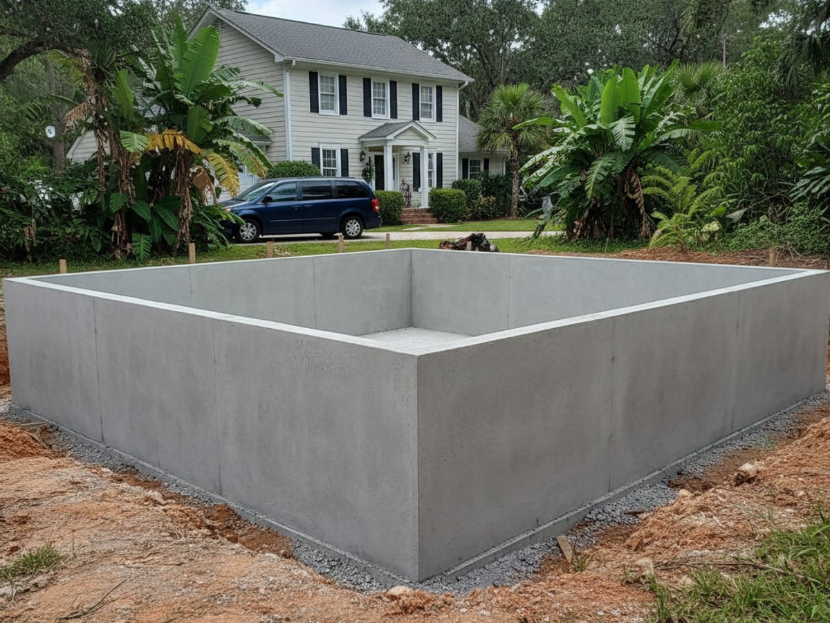Concrete Patios completed by Mighty Concrete Co in Vivian, LA