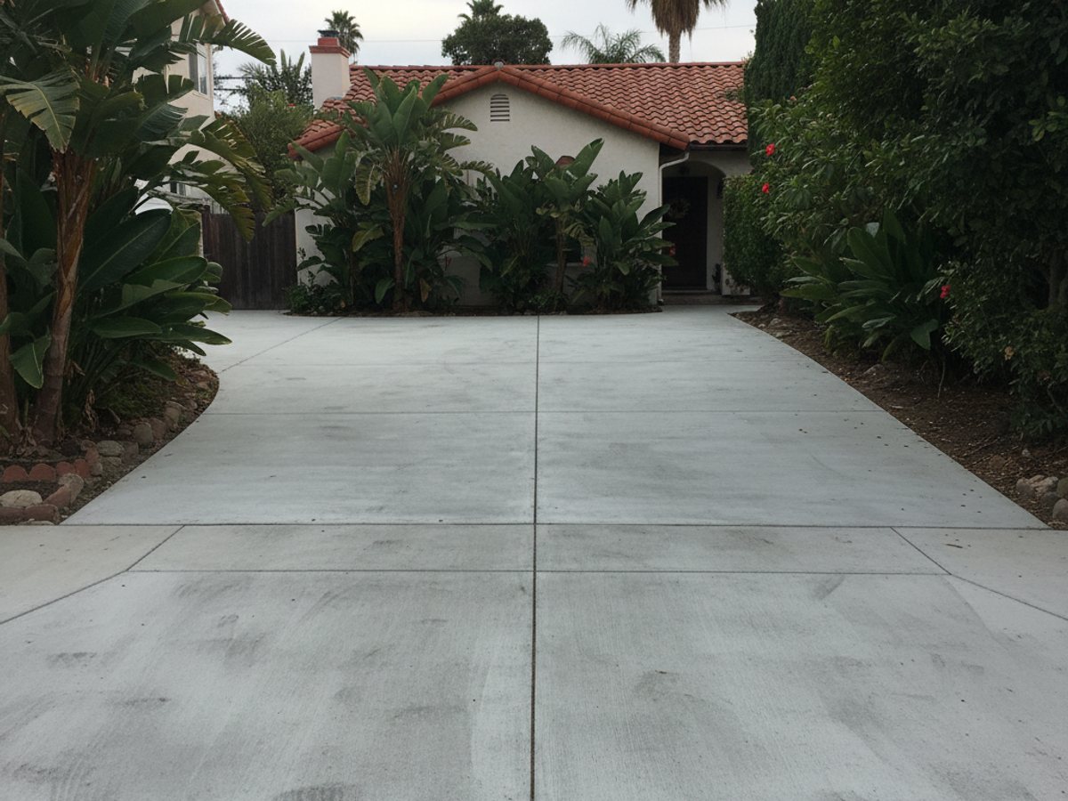 Concrete Driveways completed by Mighty Concrete Co in Greenwood, LA