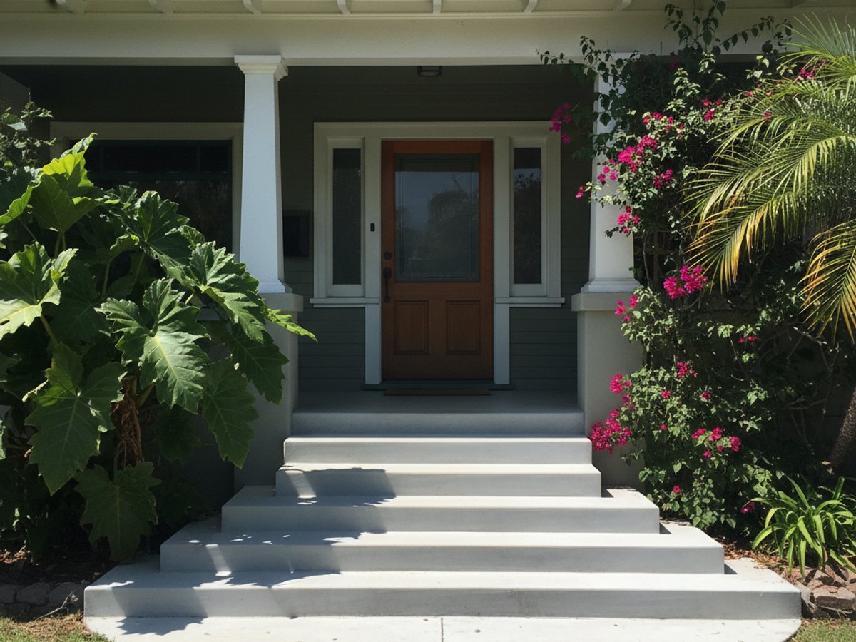 Concrete Steps & Porches completed by Mighty Concrete Co in Marshall, LA